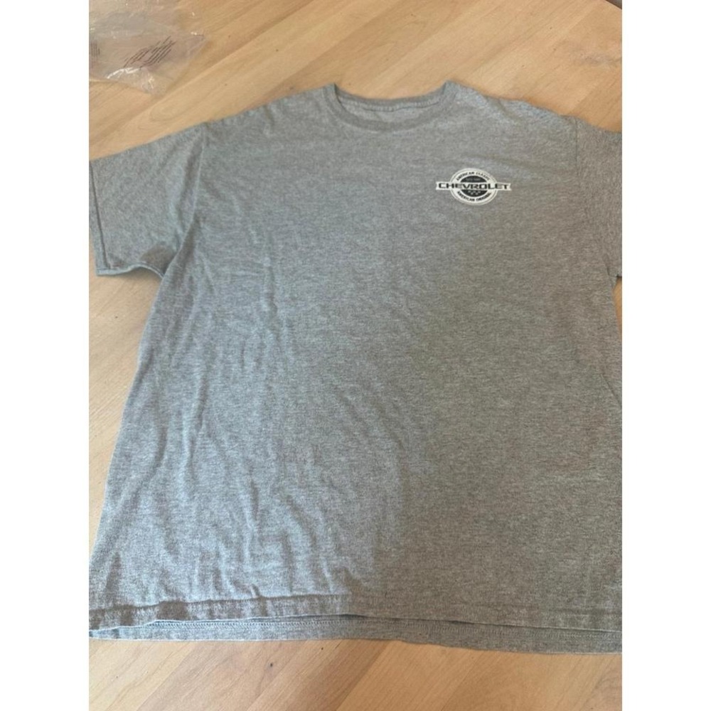 Chevrolet T Shirt‎ Mens Gray American Classic Graphic Tee